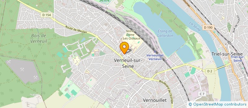 localisation de l'entreprise INDIVISION GUEDE*GERARD à VERNEUIL-SUR-SEINE