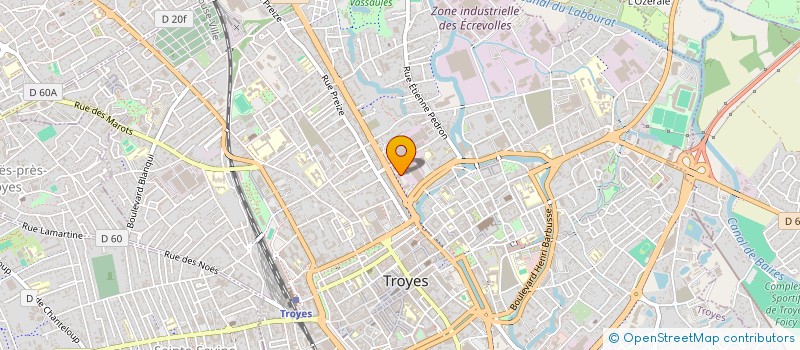 localisation de l'entreprise INDIVISION GUEDON PORTE à TROYES