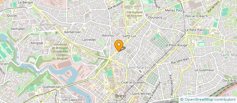 localisation de l'entreprise INDIVISION GUEGUEN à BREST