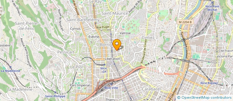 localisation de l'entreprise INDIVISION GUEGUEN-SAYAG  NICE