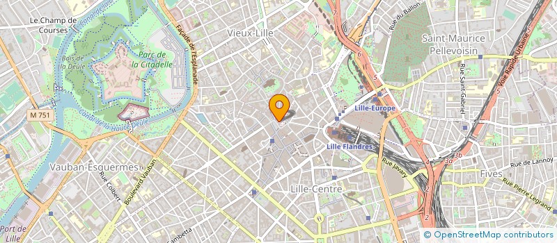 localisation de l'entreprise INDIVISION GUENARD  LILLE