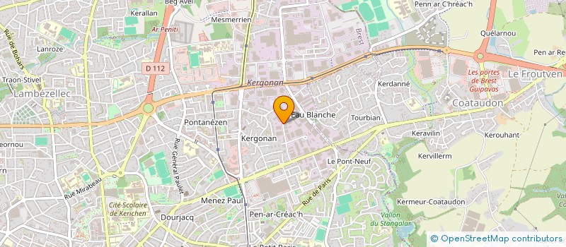 localisation de l'entreprise INDIVISION GUENNOC  BREST