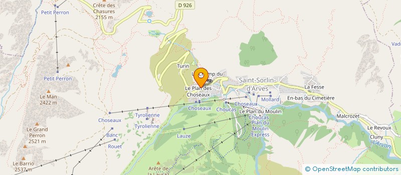 localisation de l'entreprise INDIVISION GUEPPE-CHARPIN  SAINT-SORLIN-D'ARVES