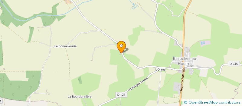 localisation de l'entreprise INDIVISION GUERIN à BAZOCHES-AU-HOULME