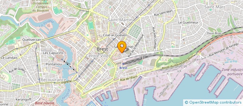 localisation de l'entreprise INDIVISION GUERIN à BREST