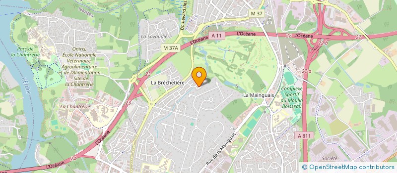 localisation de l'entreprise INDIVISION GUERIN ALAIN ET DIDIER  THOUARE-SUR-LOIRE