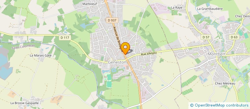 localisation de l'entreprise INDIVISION GUERIN ARNAUD  GENESTON