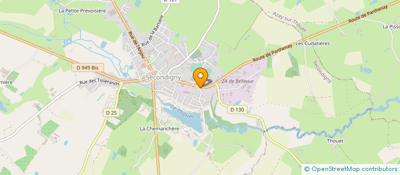 localisation de l'entreprise INDIVISION GUERIN FRERES  SECONDIGNY