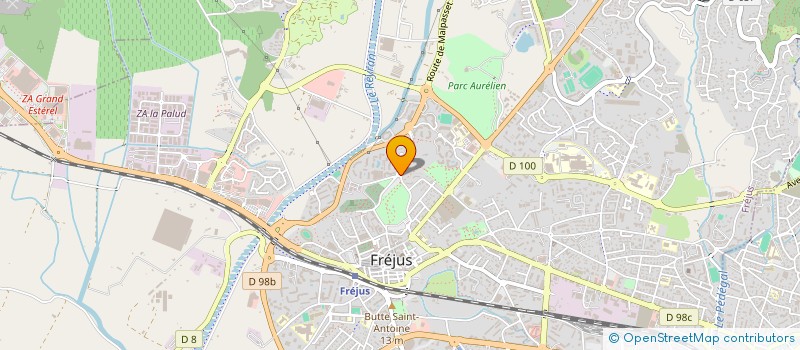 localisation de l'entreprise INDIVISION GUERIN-JAYNE à FREJUS