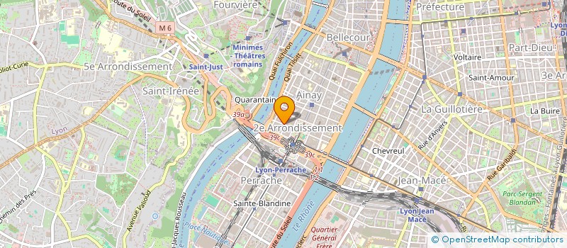 localisation de l'entreprise INDIVISION GUERIN TURLURE  LYON