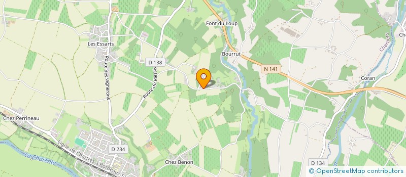 localisation de l'entreprise INDIVISION GUERINET  SAINT-SAUVANT