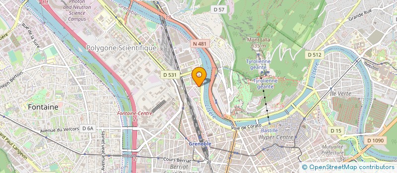 localisation de l'entreprise INDIVISION GUERRAZ à GRENOBLE