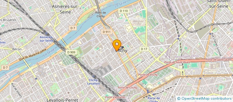 localisation de l'entreprise INDIVISION GUERREAU-LAMBERT à CLICHY
