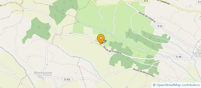 localisation de l'entreprise INDIVISION GUERREIRO - RUIZ  LE FOUSSERET