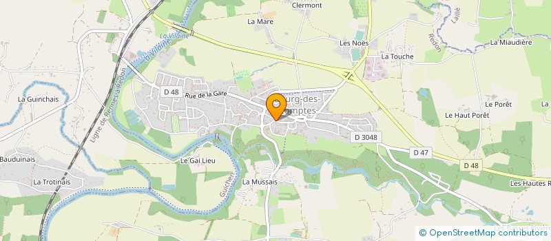 localisation de l'entreprise INDIVISION GUERRIER  BOURG-DES-COMPTES