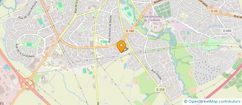 localisation de l'entreprise INDIVISION GUERRIER-BOSSARD  CHOLET