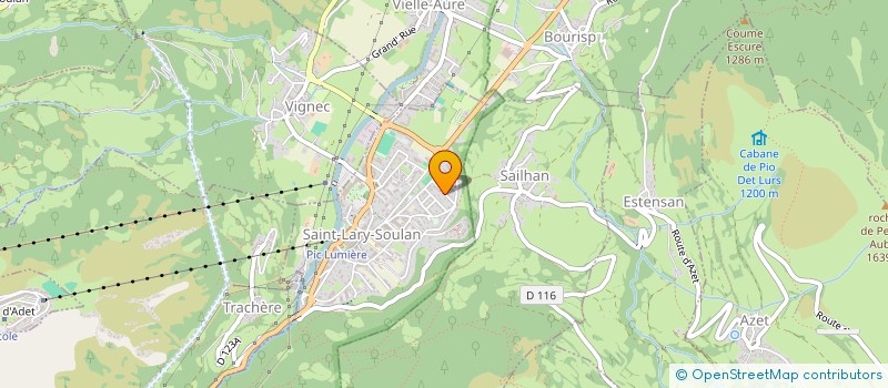 localisation de l'entreprise INDIVISION GUERRIER GUINIER  SAINT-LARY-SOULAN