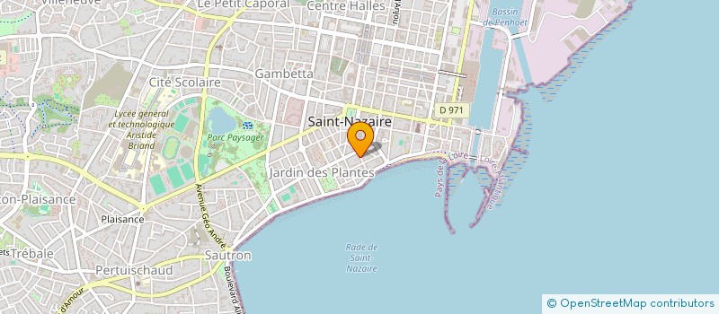 localisation de l'entreprise INDIVISION GUERRIERO DANET  SAINT-NAZAIRE