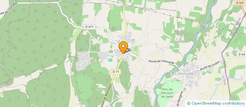 localisation de l'entreprise INDIVISION GUERRINI-DI FELICE  CHAMARET