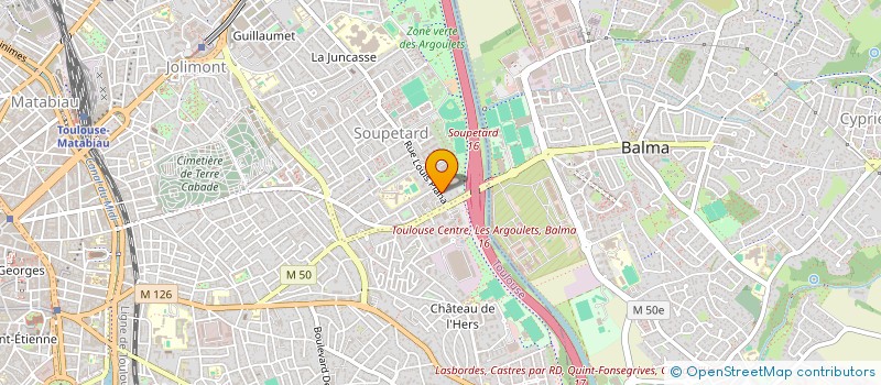 localisation de l'entreprise INDIVISION GUERROUI ILYAS ET AMIN à TOULOUSE