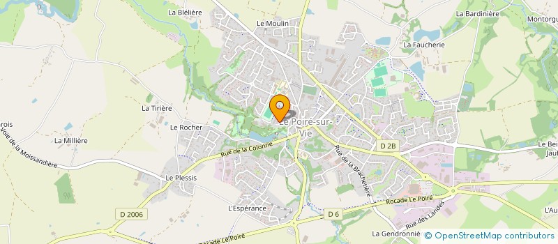 localisation de l'entreprise INDIVISION GUERY ANNE-CECILE ET VALTON ANTHONY  LE POIRE-SUR-VIE