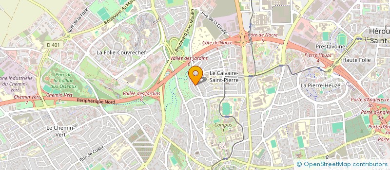 localisation de l'entreprise INDIVISION GUERY ET BONNISSENT à CAEN