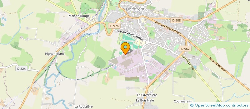 localisation de l'entreprise INDIVISION GUESDON à DOMFRONT-EN-POIRAIE