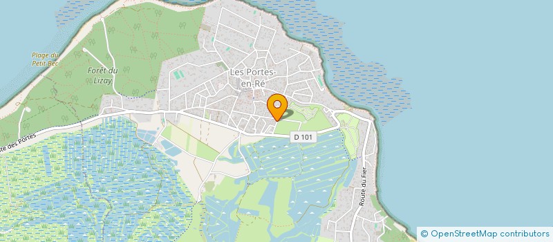 localisation de l'entreprise INDIVISION GUESNON PATRICE ET AUDE  LES PORTES-EN-RE