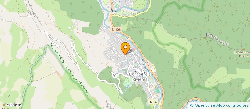 localisation de l'entreprise INDIVISION GUESQUIN  FLORAC TROIS RIVIERES