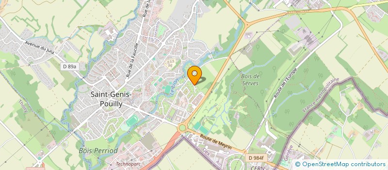 localisation de l'entreprise INDIVISION GUGLIELMI WAITES à SAINT-GENIS-POUILLY