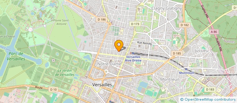 localisation de l'entreprise INDIVISION GUI ET PICHON à VERSAILLES