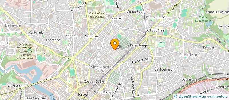 localisation de l'entreprise INDIVISION GUIAVARCH LE BRIS LANDREIN à BREST