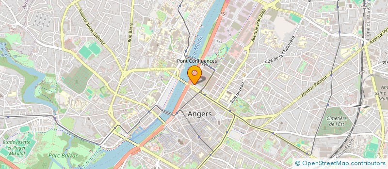 localisation de l'entreprise INDIVISION GUIBERT EVRARD à ANGERS