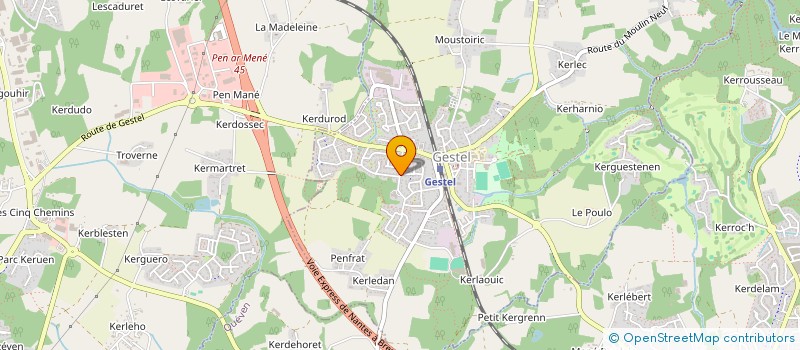 localisation de l'entreprise INDIVISION GUIBERT THOMAS ET DAVID LYDIE  GESTEL