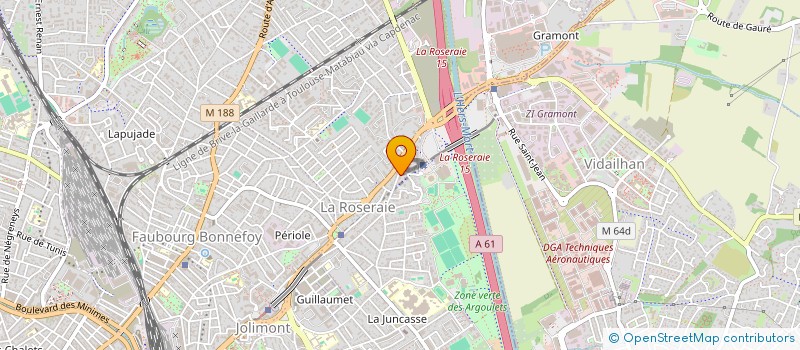 localisation de l'entreprise INDIVISION GUIBOURG MURET  TOULOUSE