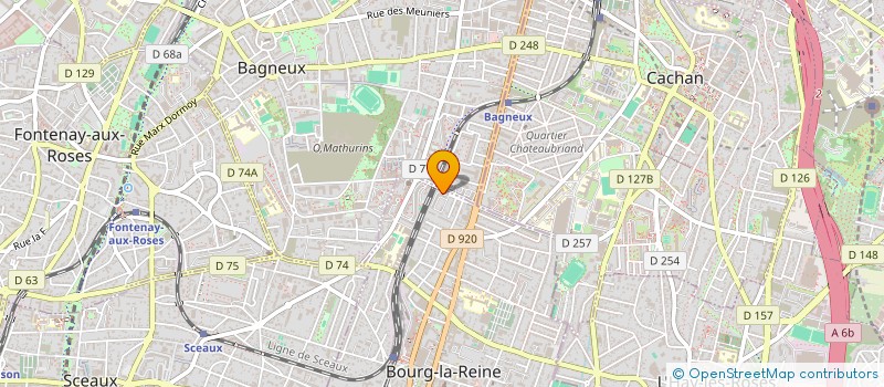 localisation de l'entreprise INDIVISION GUIDEAU à BOURG-LA-REINE