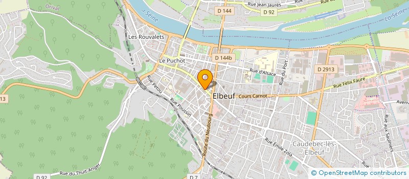 localisation de l'entreprise INDIVISION GUIENNE  ELBEUF