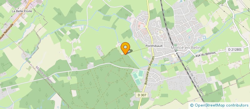 localisation de l'entreprise INDIVISION GUIET  MONCE-EN-BELIN