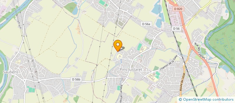 localisation de l'entreprise INDIVISION GUILBAUD HRISTOVA  PINS-JUSTARET