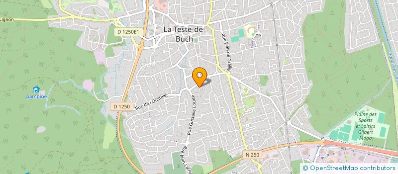 localisation de l'entreprise INDIVISION GUILHAUME BARDO à LA TESTE-DE-BUCH