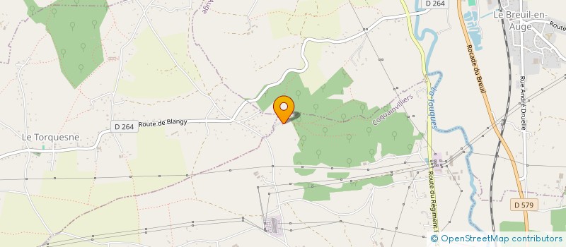 localisation de l'entreprise INDIVISION GUILLARD  BREUIL-EN-AUGE (LE)