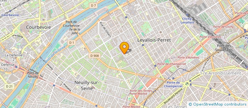 localisation de l'entreprise INDIVISION GUILLAUD MIGET à LEVALLOIS-PERRET