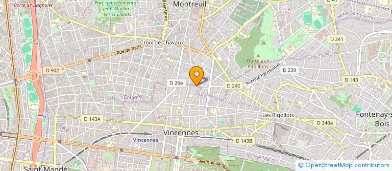 localisation de l'entreprise INDIVISION GUILLAUME à VINCENNES