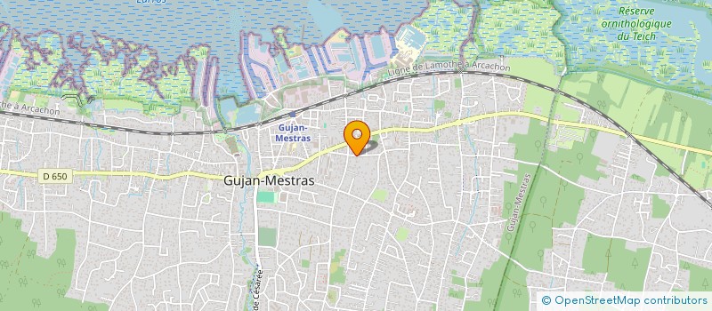 localisation de l'entreprise INDIVISION GUILLAUME JUSTIN ET MARIE NICOLI à GUJAN-MESTRAS
