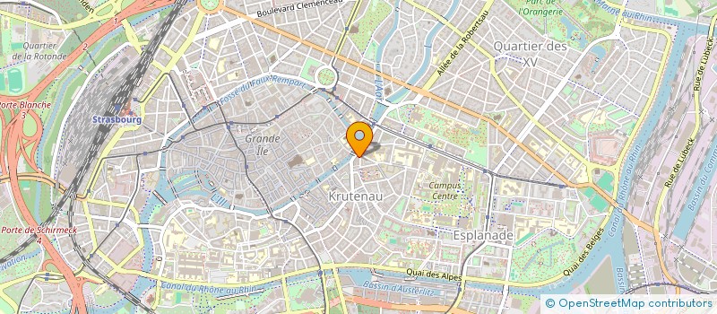 localisation de l'entreprise INDIVISION GUILLEMOT/BROWN à STRASBOURG