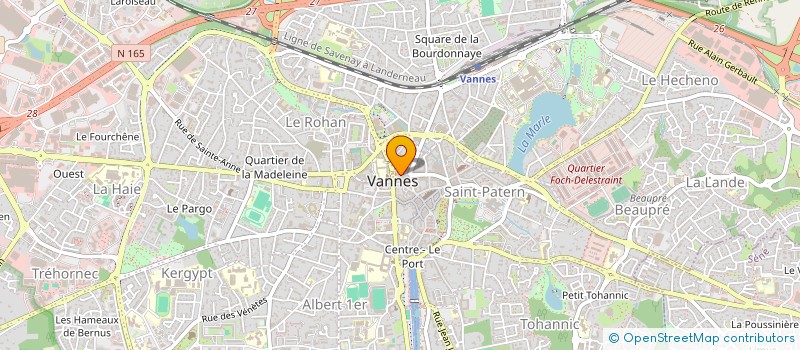 localisation de l'entreprise INDIVISION GUILLER ET ROUXEL à VANNES
