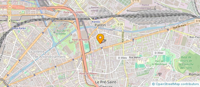 localisation de l'entreprise INDIVISION GUILLERM MARIE HELENE  PANTIN