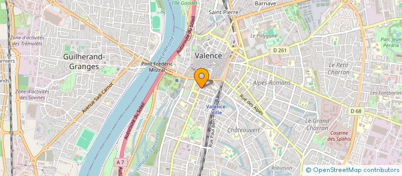 localisation de l'entreprise INDIVISION GUILLERME / VIBERT à VALENCE