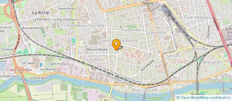 localisation de l'entreprise INDIVISION GUILLET  TOURS