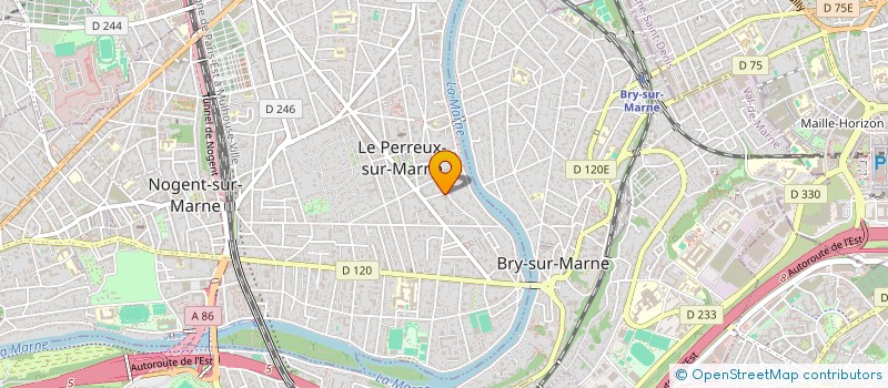 localisation de l'entreprise INDIVISION GUILLEUX  LE PERREUX-SUR-MARNE